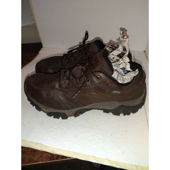 Merrell Men's Moab Adventure Lace Waterproof Dark Earth J91825 US 10.5 M EU 44.5 - Picture 1 of 16